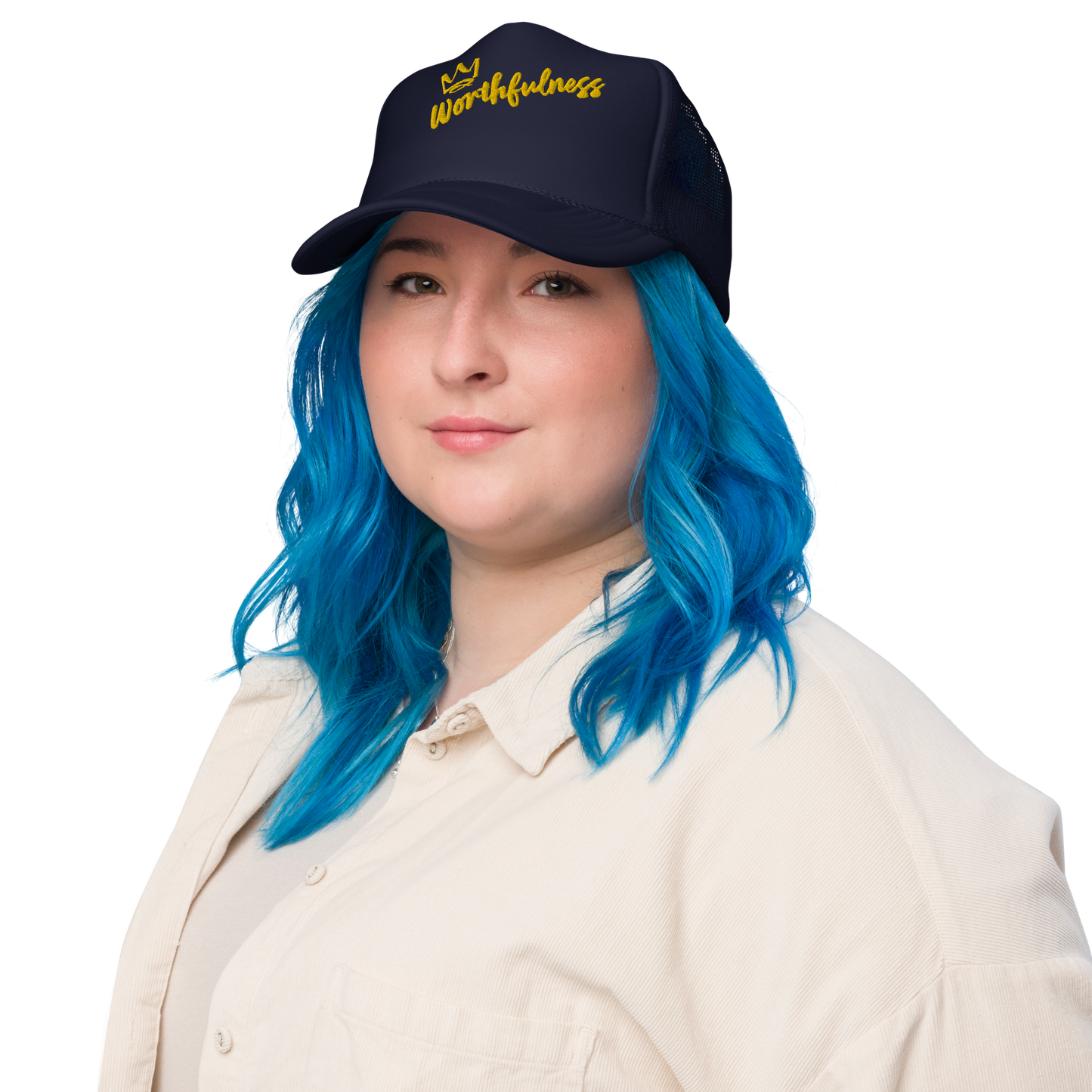 Worthfulness Crown Foam Trucker Hat